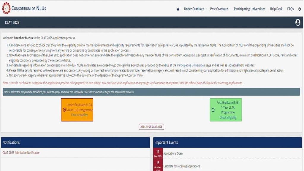 CLAT Counselling 2025: Process, Fees, and Required Documents