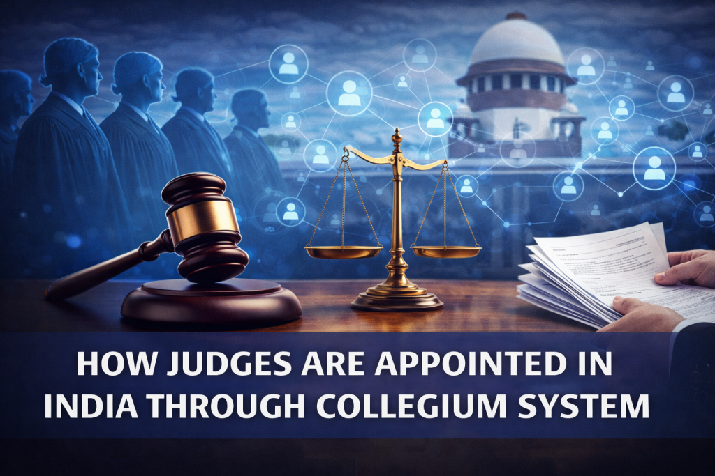 How judges are appointed in India through collegium system and constitutional process