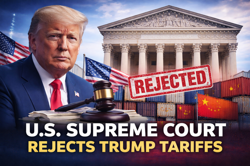 U.S. Supreme Court Rejects Trump Tariffs: Impact on India Explained