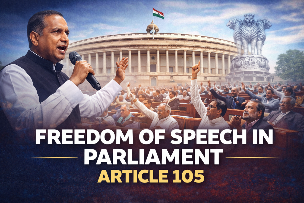 Freedom of Speech in Parliament Article 105: Meaning, Limits and Why It Matters