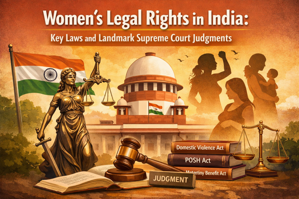 Women’s Legal Rights in India: Key Laws and Landmark Supreme Court Judgments