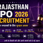 Rajasthan APO 2026:अभियोजन सेवा में करियर का सुनहरा अवसर